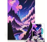 Jigsaw Puzzles1000 Pieces Cotton Candy Dreamscape II, Brain Teaser Game, Decompressing Intellectual, Deal As Gifts for The Whole Family 38x52cm