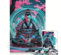 Jigsaw Puzzles1000 Pieces Cyberpunk Samurai Meditation, Educational Games, Stress Reliever, Unique Gifts for Birthday And Christmas 50x75cm