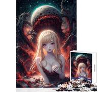 Jigsaw Puzzles1000 Pieces Darkness Psycho Creature Brain Teaser Game Family Activities Toy Wall Decor Artists Collection, Fine Art (38X52CM)