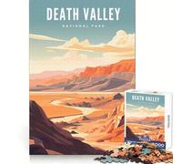 Jigsaw Puzzles1000 Pieces Death Valley National Park Accurate Cut Fun Mind Skill Fun Slow Time Fun Christmas Wall Art (38x52cm)