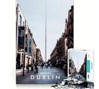 Jigsaw Puzzles1000 Pieces Dublin Town Precise Joint Play Brain Activity Fun Free Time Game Birthday Art Gift (38x52cm)