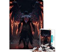 Jigsaw Puzzles1000 Pieces Evil Demon Fun Games Brain Intelligence Challenge Addictive Toys Gifts for Women Men But Fun And Humorous (Size 38x26cm)