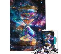 Jigsaw Puzzles1000 Pieces Galactic Hourglass Jigsaw Puzzles for Teenagers Enhance Memory Educational Challenge Gifts for Friends And Family (Size 38x26cm)