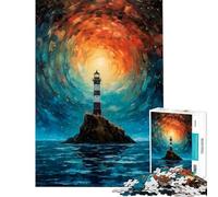 Jigsaw Puzzles1000 Pieces Guiding Glow Educational Challenge Learning Educational DIY Toys for 14+ Puzzle Game Offered (38x26cm)
