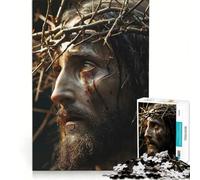 Jigsaw Puzzles1000 Pieces Jesus Is Alive Family Game Fun Activities at Home Unique Gifts for Birthday And Christmas 38x52cm