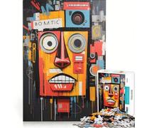 Jigsaw Puzzles1000 Pieces Kaleidoscope Chronicles Abstract Faces Family Game Fun Activities at Home Unique Gifts for Birthday And Christmas 38x52cm