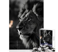 Jigsaw Puzzles1000 Pieces Lion in The Wild Brain Teaser Game Family Activities Toy Wall Decor Artists Collection, Fine Art (38X52CM)