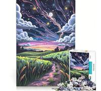 Jigsaw Puzzles1000 Pieces Magical Path Way Brain Teaser Game Decompressing Intellectual Deal As Gifts for The Whole Family 38x52cm