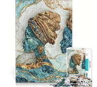 Jigsaw Puzzles1000 Pieces Majestic African Queens - Afrocentric Art Celebrating Black Beauty And Heritage Brain Teaser Game Decompressing Intellectual Deal As Gifts for The Whole Family