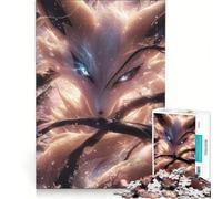 Jigsaw Puzzles1000 Pieces Nine-Tailed Fox Spirit Brain Teaser Game Decompressing Intellectual Deal As Gifts for The Whole Family 38x52cm