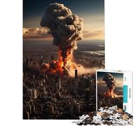 Jigsaw Puzzles1000 Pieces Nuclear Explosion Difficult And Challenge Family Activities Relax Games for And 14 Years And over (50x75cm)