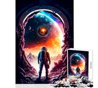 Jigsaw Puzzles1000 Pieces Planetary Collision Home Decoration Toys Birthday Gift Hands-on Game Artists' Collection, Fine Arts Size 38x26cm