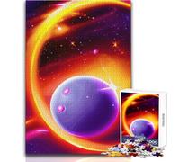 Jigsaw Puzzles1000 Pieces Planets of The Unknown Great for Cozy Indoor Downtime Durable Precision Interlock Play Toy Size 38x26cm