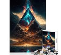 Jigsaw Puzzles1000 Pieces Pristine Pyramid Home Decoration Toys Great Gifts And Toys Practical Game Interesting Stress Reduction Size 38x26cm