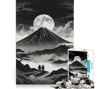 Jigsaw Puzzles1000 Pieces Samurai Warrior Mount Fuji, Brain Teaser Game, Decompressing Intellectual, Deal As Gifts for The Whole Family 50x75cm