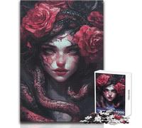 Jigsaw Puzzles1000 Pieces Serpentine Beauty Difficult Challenge Impossible Game Suitable for Ages 14 And Up (size 50x75cm)