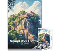 Jigsaw Puzzles1000 Pieces Sigiriya Rock Fortress, Sri Lanka Difficult Challenge Impossible Game Suitable for Ages 14 And Up (size 50x75cm)