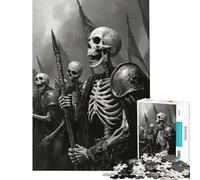 Jigsaw Puzzles1000 Pieces Skeleton Army Educational Challenge Learning Educational DIY Toys for 14+ Puzzle Game Offered (38x52cm)