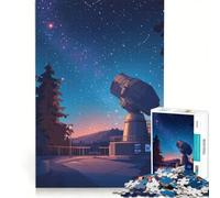 Jigsaw Puzzles1000 Pieces Stargazing Astronomy Observatory, Brain Teaser Game, Decompressing Intellectual, Deal As Gifts for The Whole Family 50x75cm