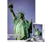 Jigsaw Puzzles1000 Pieces Statue of Liberty Close-Up Jigsaw Puzzles for Teenagers Enhance Memory Educational Challenge Gifts for Friends And Family (50x75cm)