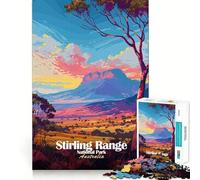 Jigsaw Puzzles1000 Pieces Stirling Range National Park Australia Clean Cut Piece Cognitive Skill Toy Calm Time Fun Christmas Art Display (38x52cm)