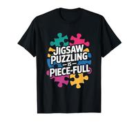 Jigsaw Puzzling is Piece Full Colorful Puzzle Love Value Graphic T-Shirt