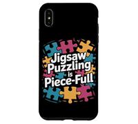 Jigsaw Puzzling Is Piece Full Puzzle Lover Calm Case for iPhone XS Max