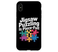 Jigsaw Puzzling Is Piece Full Puzzle Lover Hobby Case for iPhone XS Max