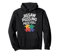 Jigsaw Puzzling Is Piece Full Puzzle Lover Quote Pullover Hoodie