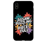Jigsaw Puzzling Is Piece Full Puzzle Lovers Case for iPhone XS Max