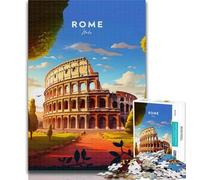 Jigsaw Rome Jigsaw Puzzles 1000 Pieces for Adults Teens,is Ideal As A Gift for The Whole Family Suitable for And 14 75x50cm
