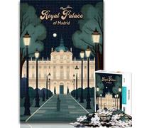 Jigsaw Royal Palace of Madrid Jigsaw Puzzles for Teenagers 1000,Learning Educational Toys Family Games Enhance Love between Couples 75x50cm