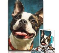 Jigsaw Smiling Dog 1000 Pieces Jigsaw Puzzles For Teens And Adults,Birthday Present, Gifts, Wall Art for And Age 14 Years Up 50x75cm