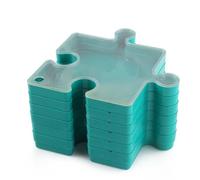 Jigsaw Sorter Trays - 7.48 Inches Stackable Puzzle Set | Linkable Piece Storage Boards | Accessory Holders | Game Table Sorting Kit | Portable Puzzle Piec