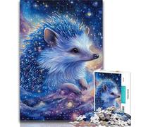 Jigsaw Star Hedgehog Jigsaws Puzzles 1000 Pieces for Adults Gifts,Birthday Gift Idea for Adults, Family Game And Hobby 26x38cm