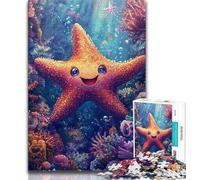 Jigsaw Starfish Jigsaws Puzzles 1000 Pieces for Adults Gifts,Birthday Gift Idea for Adults, Family Game And Hobby (50x75cm)