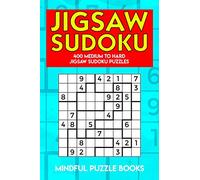 Jigsaw Sudoku: 400 Medium to Hard Jigsaw Sudoku Puzzles: 23 (Irregularly Shaped Sudoku)