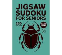 Jigsaw Sudoku for Seniors: 250 Hard Number Puzzles For Sharp Focus Volume 5