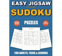 Jigsaw Sudoku Puzzle Book for Adults: 100 Easy Irregular Sudoku Puzzles with Solutions: 100 Easy Irregular Sudoku Puzzles with Solutions | One Puzzle ... Gam (Jigsaw Sudoku for Beginners Large Print)
