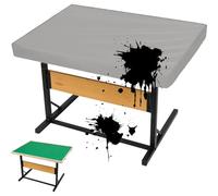 Jigsaw Table Cover，Dustproof Puzzle Board Protective Covers with Drawstring,Waterproof Tilting Puzzle Tables Protection with Storage Bag(Size:210D：92*69*20cm,Color:Grey)