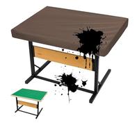 Jigsaw Table Cover，Dustproof Puzzle Board Protective Covers with Drawstring,Waterproof Tilting Puzzle Tables Protection with Storage Bag(Size:210D：92*69*20cm,Color:Brown)