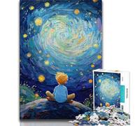 Jigsaw The Little Prince of The Night Sky Jigsaw Puzzles for Adults 1000 Piece,for Is Ideal As A Gift for The Whole Family for And 14 Years Old 75x50cm