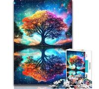 Jigsaw Tree of Life Jigsaw Puzzles for Teenagers 1000 Piece,Educational Games Home Decoration Deal As Gifts for The Whole Family 26x38cm