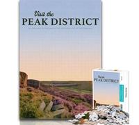 Jigsaw Visit The Peak District Jigsaw Puzzles for Teenagers 1000,Learning Educational Toys Family Games Enhance Love between Couples 75x50cm