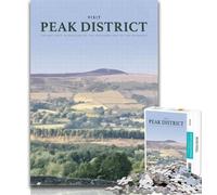 Jigsaw Visit The Peak District Jigsaw Puzzles for Teenagers 1000,Learning Educational Toys Family Games Enhance Love between Couples 26x38cm