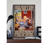 Jigsaw Wooden Puzzles 1000 Pieces Adults Kids Once Upon A Time There was A Boy Who Really Wanted to Become A Dog Groomer Puzzle Challenging Fun Family Games Toys for Home Decor Family Activities