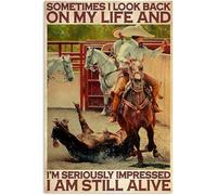 Jigsaw Wooden Puzzles 1000 Pieces for Adult Children Sometimes I Look Back On My Life and I'm Seriously Impressed Still Alive Intellectual Decompressing Game Collectibles DIY Toys for Family Friends