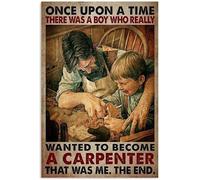 Jigsaw Wooden Puzzles 1000 Pieces Teens Once Upon A Time There was A Boy Who Really Wanted to Become A Carpenter Fun Game Props Toys Decompressing Intellectual Puzzles for Hallowen Birthday