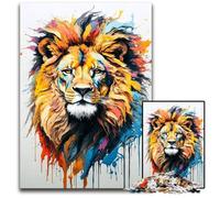 JigsawPuzzle 1000 Pieces for Adults A Pierce LionWooden Jigsaw Puzzles for Adults Perfect for Family Fun Party Games Birthday Party Favors 1000 PCS(75x50cm)