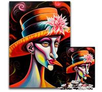 JigsawPuzzle 1000 Pieces for Adults Abstract Woman Puzzles for Adults Interactive Family Game DIY Home Decor Brain Teaser Gift 1000 PCS(38x26cm)